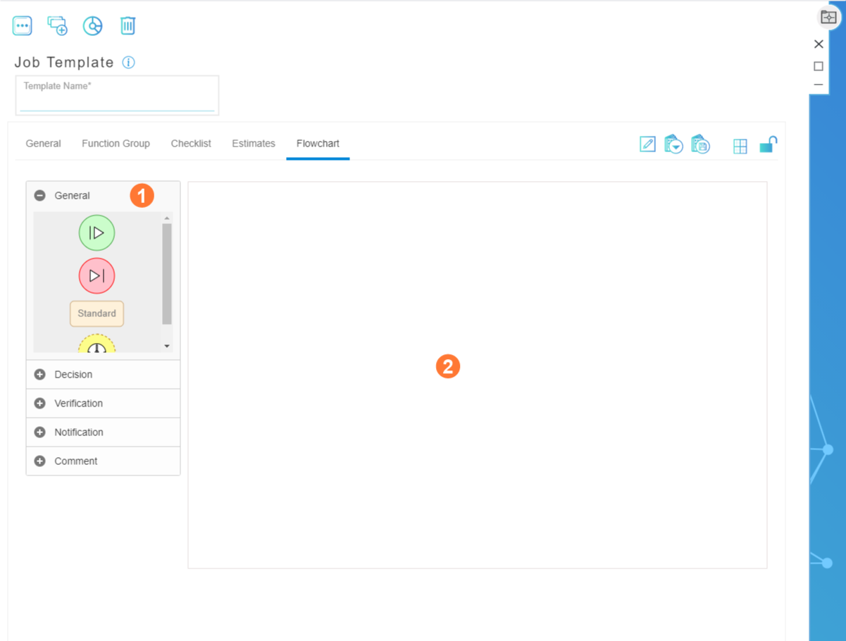 Creating A Task - Flowchart Area